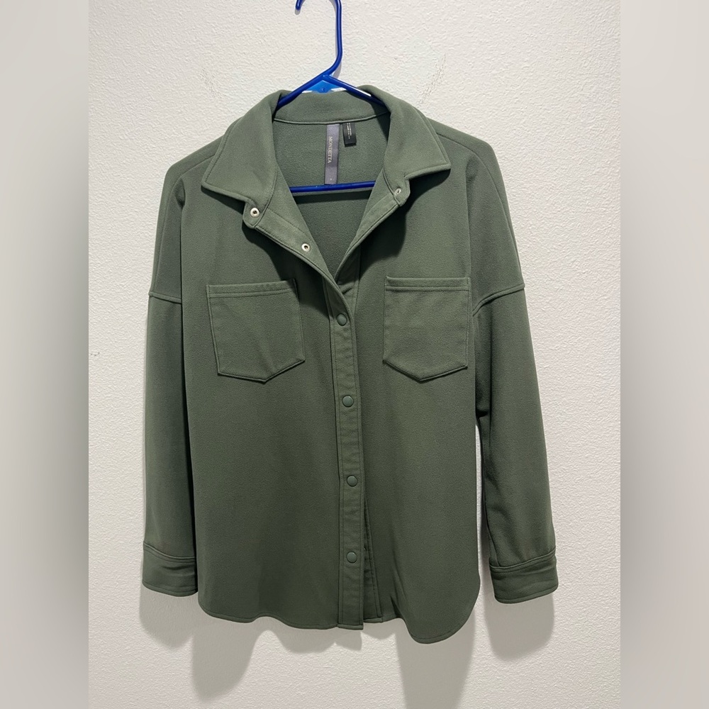 Mondetta Utility Jacket in Forest Green